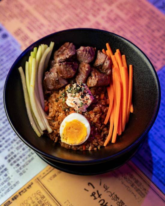 Yakimeshi de Arrachera de Sushi Zú